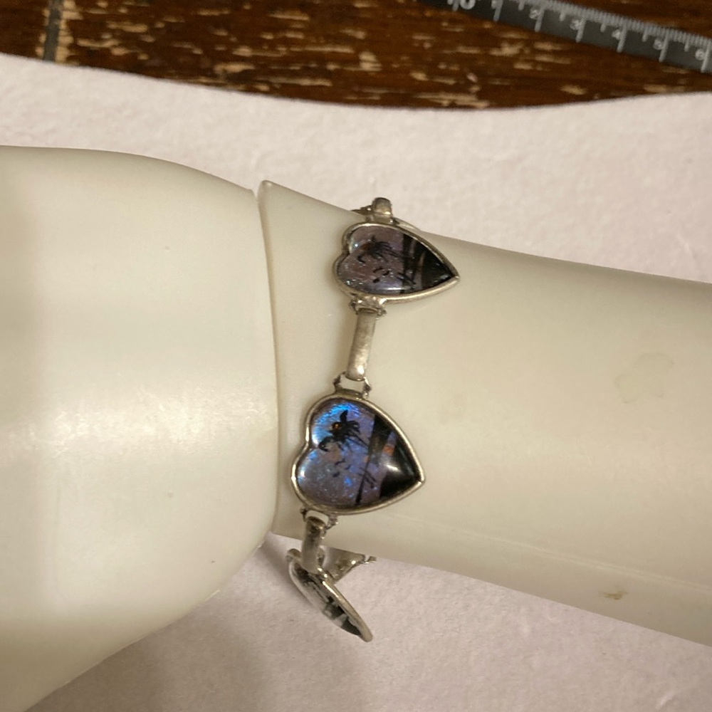 Vintage Hoffman butterfly wings bracelet